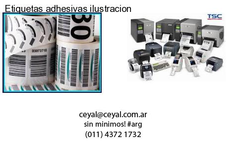 Etiquetas adhesivas ilustracion