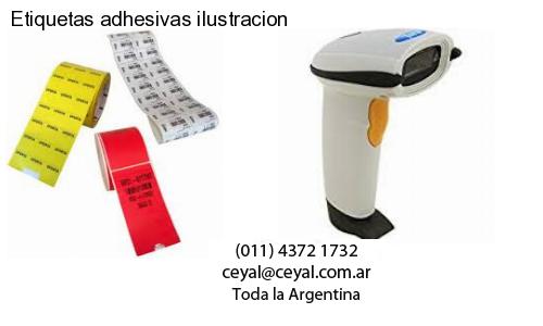 Etiquetas adhesivas ilustracion
