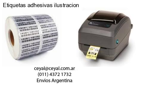 Etiquetas adhesivas ilustracion