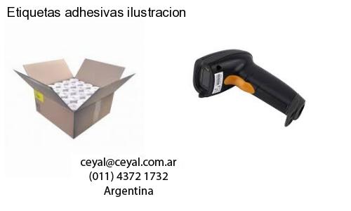 Etiquetas adhesivas ilustracion