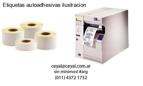 Etiquetas autoadhesivas ilustracion