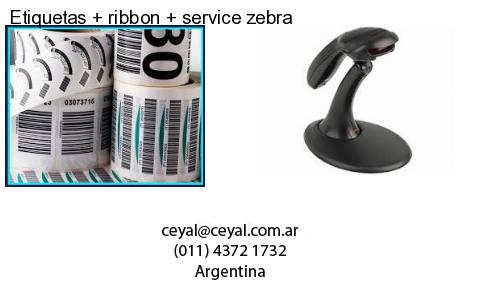 Etiquetas   ribbon   service zebra