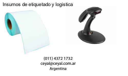 Insumos de etiquetado y logistica
