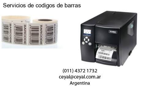 Servicios de codigos de barras