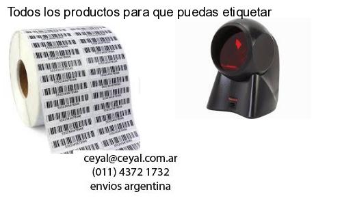 Todos los productos para que puedas etiquetar