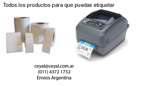 Todos los productos para que puedas etiquetar