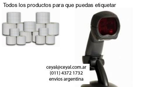 Todos los productos para que puedas etiquetar