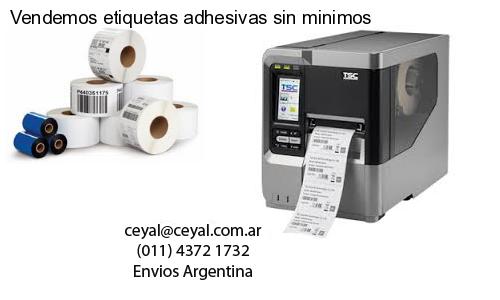 Vendemos etiquetas adhesivas sin minimos