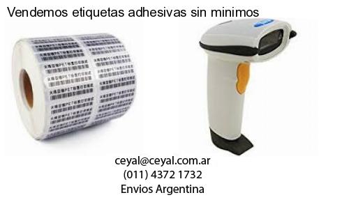 Vendemos etiquetas adhesivas sin minimos