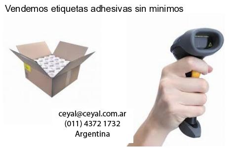 Vendemos etiquetas adhesivas sin minimos