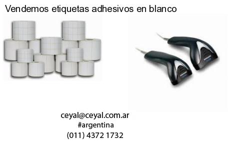 Vendemos etiquetas adhesivos en blanco