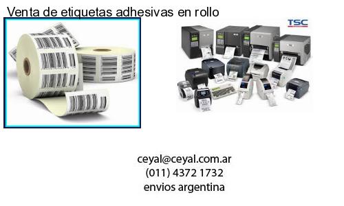Venta de etiquetas adhesivas en rollo