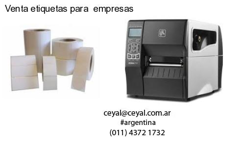 Venta etiquetas para  empresas