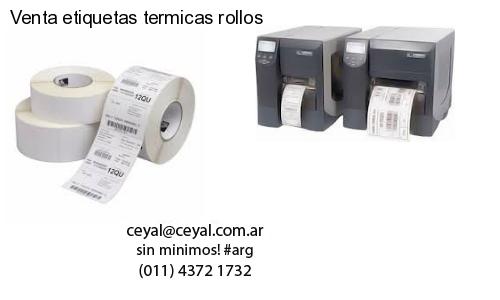 Venta etiquetas termicas rollos