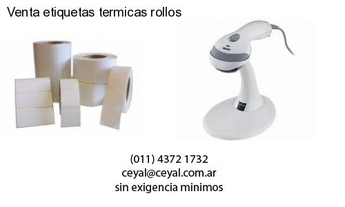 Venta etiquetas termicas rollos