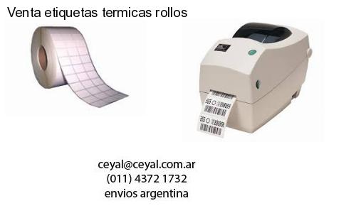 Venta etiquetas termicas rollos