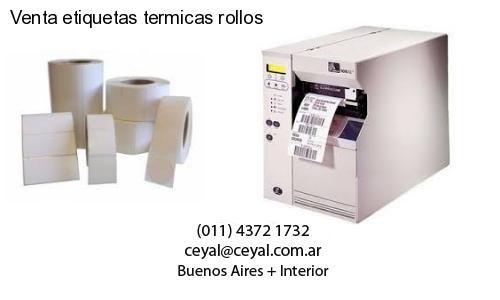Venta etiquetas termicas rollos