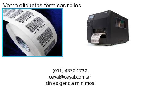 Venta etiquetas termicas rollos