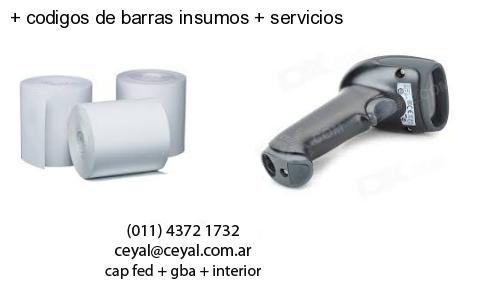   codigos de barras insumos   servicios