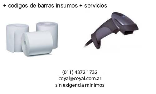   codigos de barras insumos   servicios