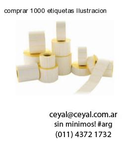 comprar 1000 etiquetas Ilustracion