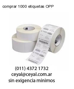 comprar 1000 etiquetas OPP