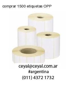 comprar 1500 etiquetas OPP