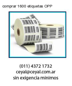 comprar 1600 etiquetas OPP