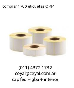 comprar 1700 etiquetas OPP