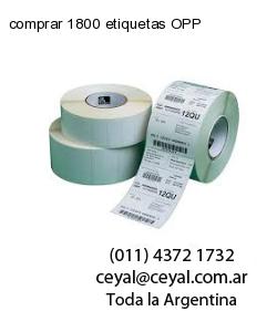 comprar 1800 etiquetas OPP