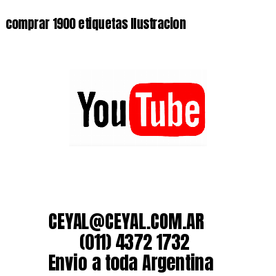 comprar 1900 etiquetas Ilustracion