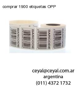 comprar 1900 etiquetas OPP