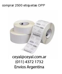 comprar 2500 etiquetas OPP