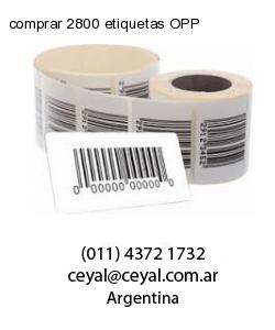 comprar 2800 etiquetas OPP