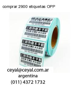 comprar 2900 etiquetas OPP