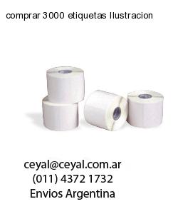 comprar 3000 etiquetas Ilustracion