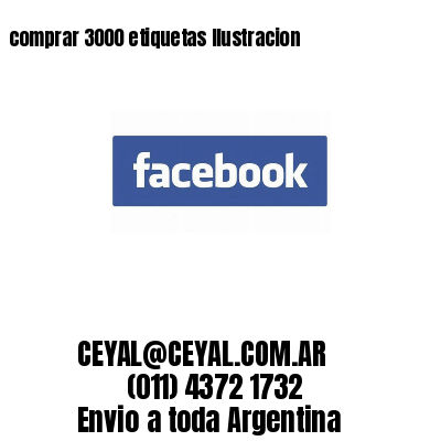 comprar 3000 etiquetas Ilustracion