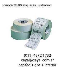 comprar 3500 etiquetas Ilustracion