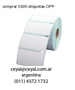 comprar 3500 etiquetas OPP