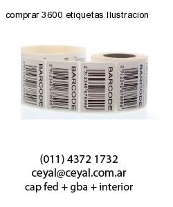 comprar 3600 etiquetas Ilustracion