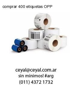 comprar 400 etiquetas OPP