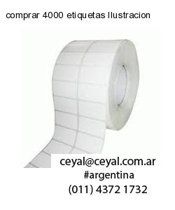 comprar 4000 etiquetas Ilustracion