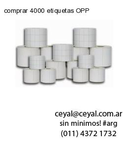 comprar 4000 etiquetas OPP
