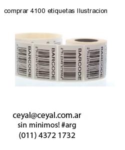 comprar 4100 etiquetas Ilustracion