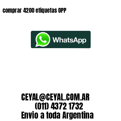 comprar 4200 etiquetas OPP