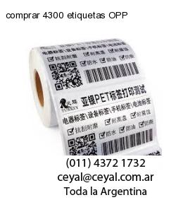 comprar 4300 etiquetas OPP