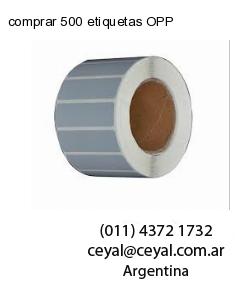 comprar 500 etiquetas OPP