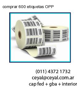 comprar 600 etiquetas OPP