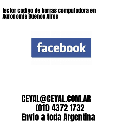 lector codigo de barras computadora en Agronomia Buenos Aires