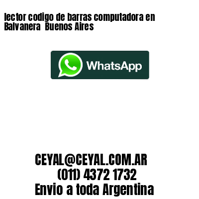 lector codigo de barras computadora en Balvanera  Buenos Aires